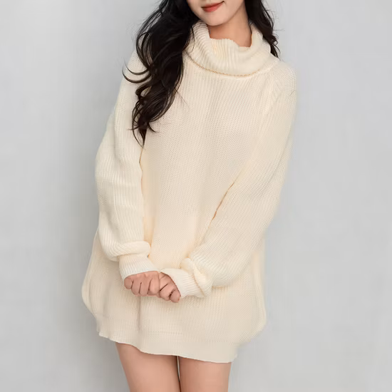 Maglione caldo invernale alto